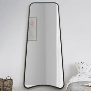 Poartans Abstract Pond Full Length Wall Mirror Black