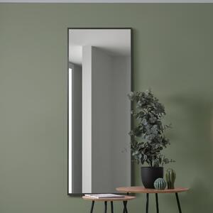 Artus Aluminium Edged Wall Leaner Mirror Black