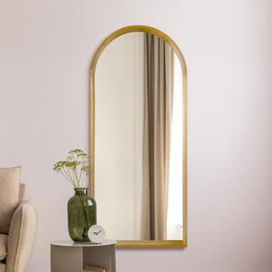 Naturalis Solid Oak Arched Wall Mirror Natural