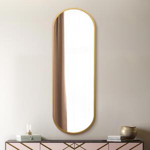 Sultus Oval Full Length Wall Mirror Gold