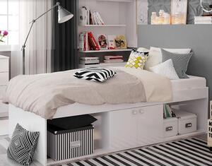 Valerie Low Sleeper Cabin Storage Bed In White