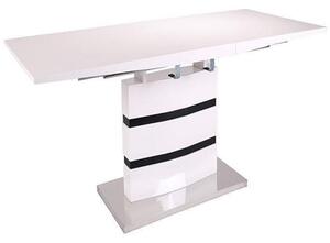 Layne High Gloss Coffee Table In White And Black