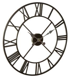 Symbia Wall Round Clock In Black Metal Frame