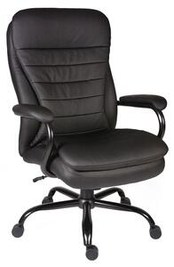 Godley Leather Home And Office Chair In Black