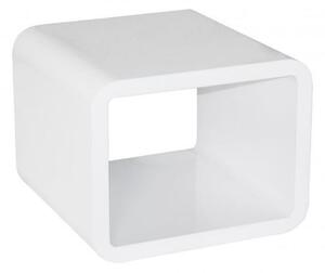 Cariel High Gloss Lamp Table Square In White