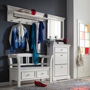 Corrin Wooden Hallway Furniture Set 1 In White