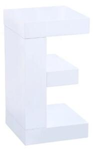 Elettra High Gloss Lamp Table In White