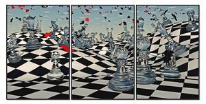 Acrylic Framed Chess Sensation Pictures (Set of Three)