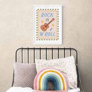East End Prints Rock n Roll Print by Kid of the Village MultiColoured