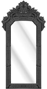 Solitaire Wall Mirror In Black Framed