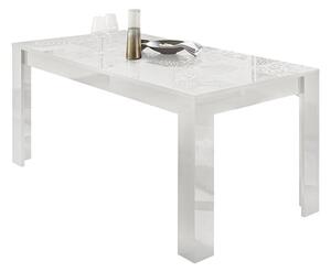 Ardent Contemporary Dining Table Rectangular In White High Gloss