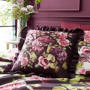 RHS Pia Floral Frill Velour Square Cushion