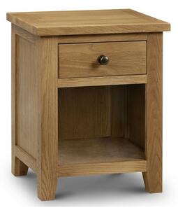 Mabli One Drawer Bedside Cabinet In Waxed Oak Finish