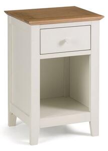 Saadet Two Tone Bedside Table In Low Sheen Lacquer