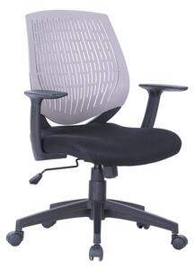 Malabo Fabric Home And Office Chair In Grey And Black