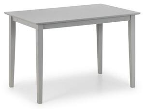 Kalare Wooden Compact Dining Table In Grey Lacquer