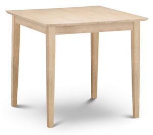 Ranee Wooden Extending Dining Table In Natural Lacquered