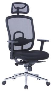 Miamian Fabric Home And Office Chair In Black