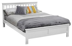 Willox Wooden Double Size Bed In White