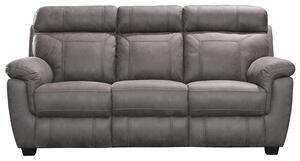 Colyton Fabric Three Seater Sofa In Grey Finish