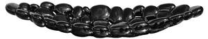 Shotwell Large Ceramic Bubble Tray In Black Finish