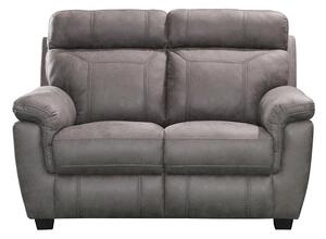 Colyton Fabric Two Seater Sofa In Grey Finish