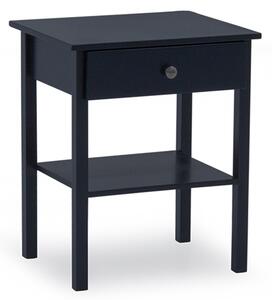 Willox Wooden Bedside Cabinet With 1 Drawer In Blue