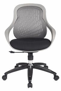 Crofts Fabric Home And Office Chair In Grey And Black