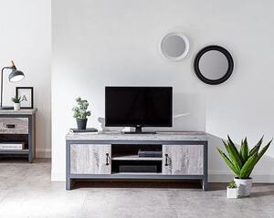 Balcombe 2 Door TV Unit In Grey