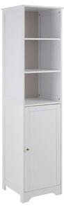 Matar Wooden Storage Cabinet With 1 Door In White