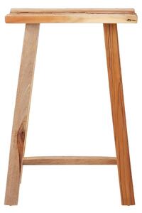 Formosa Recycled Teak Wood Stool In Brown