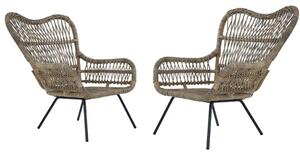 Kalausi Kubu Rattan Chair In Pair