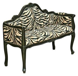 Italian Miniature Lounge Chaise Chair In Gloss Black