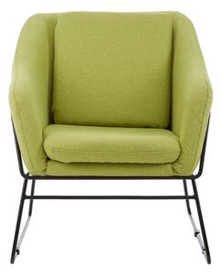 Porrima Green Chair With Stainless Steel Legs