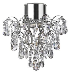 Pleades Chandelier With Crystal Doplets Flush Ceiling Light