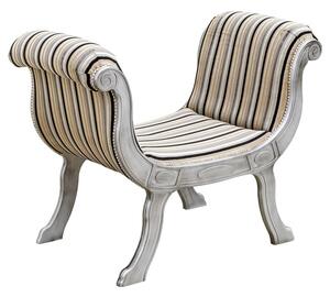 Cleopatra Occasional Lounge Chaise Chair With Wooden Legs