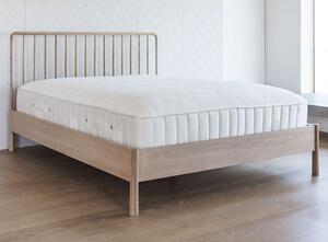 Burbank Oak Wood Spindle Double Bed In Oak