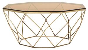 Alluras Polygonal Coffee Table In Bronze