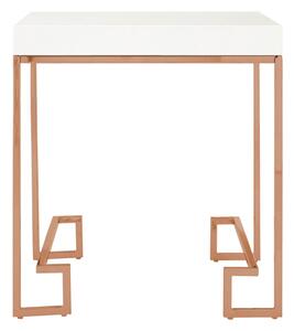 Alluras End Table In Rose Gold