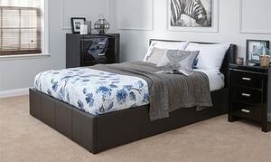 Eltham End Lift Ottoman Double Bed In Black