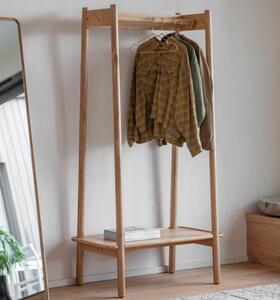 Kinghamia Wooden Open Coat Rack In Oak