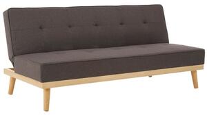 Porrima 3 Seater Fabric Sofa Bed In Grey