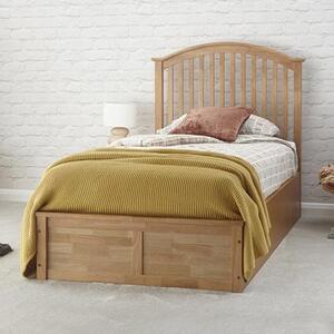 Millom Ottoman Wooden Single Bed In Natural Oak