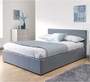 Eltham End Lift Ottoman Double Bed In Grey