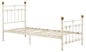 Atalla Metal Single Bed In Cream