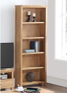 Trevino Tall Bookcase In Oak With 4 Shelves