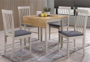 Alcor Square Drop Leaf Dining Set With 4 Chairs