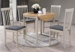 Alcor Round Drop Leaf Dining Set With 4 Chairs