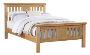 Heaton Wooden Double Bed In Oak