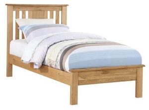 Heaton Wooden Low End Single Bed In Oak